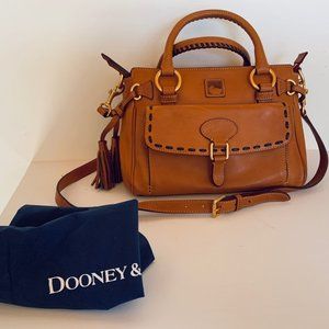 DOONEY & BOURKE Vintage Florentine Medium Leather Tote/Crossbody Satchel